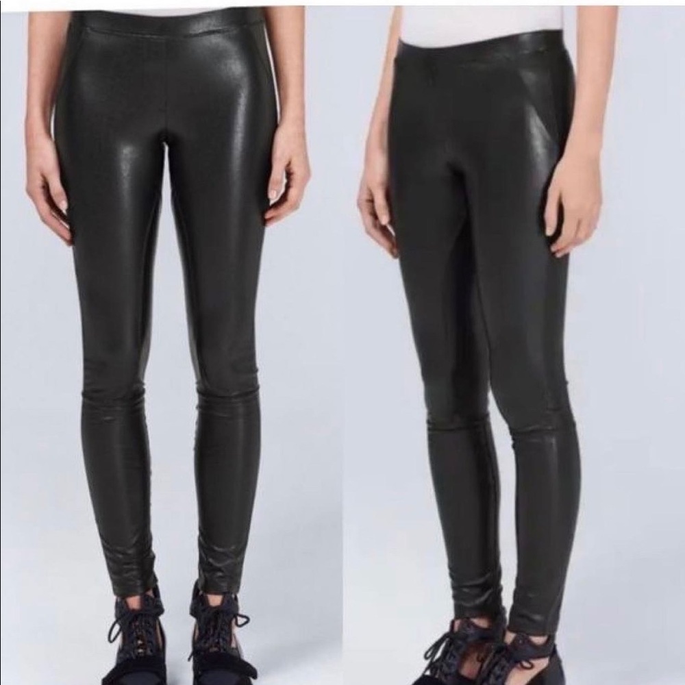 ARITZIA VEGAN LEATHER LEGGINGS XS